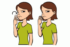 grumpy sign language