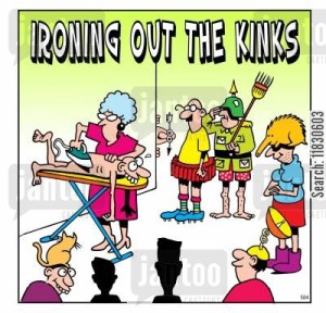 Ironing out the kinks.