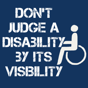 Dont judge disability