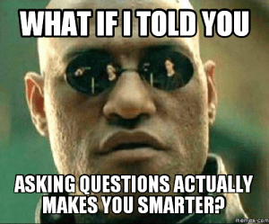 Asking questions
