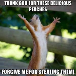 Stealing Peaches