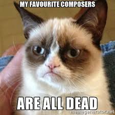 Dead composer