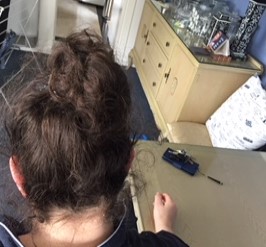 Helen's hair before 1