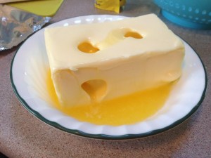 Butter melting