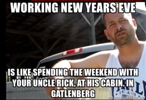 Working New Years Eve