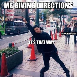 Give directions