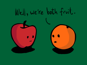 Apples and Oranges