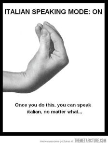 speak italian