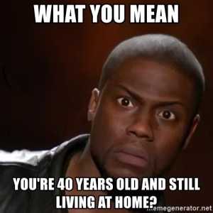 Still living at home